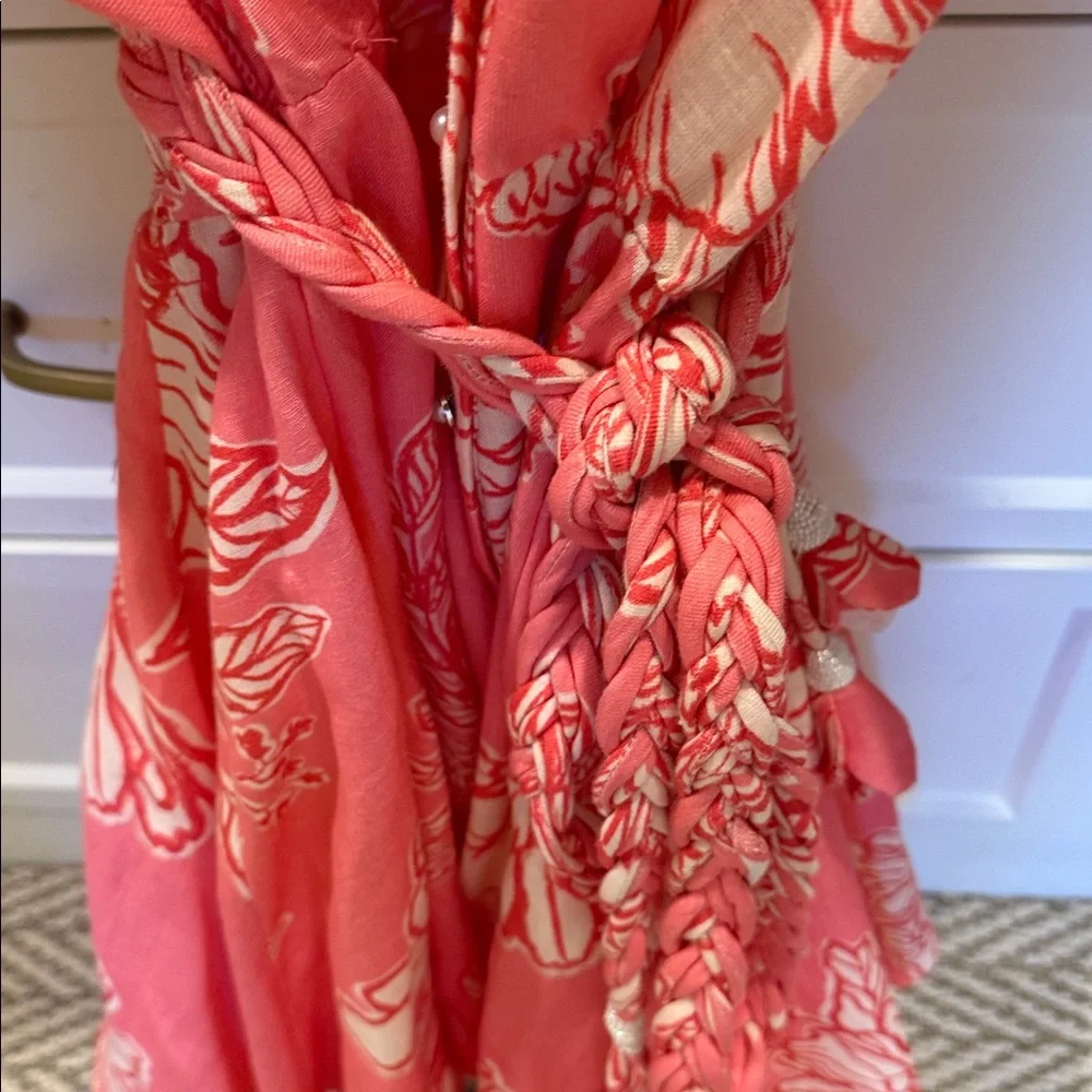 HEMANT & NANDITA Coral Floral Shirt - Picture 3 of 5